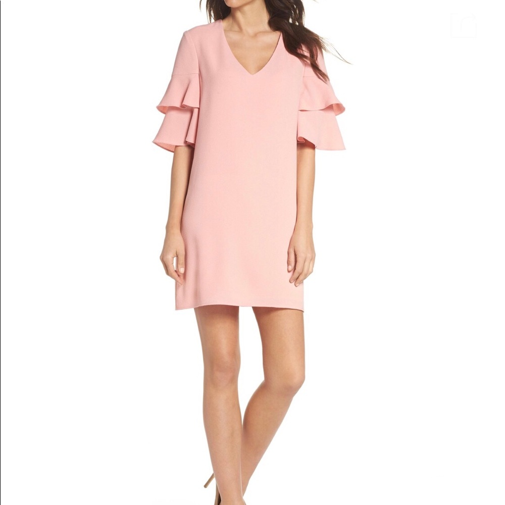 Shift Dress in Blush